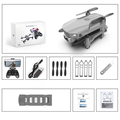 रंग: ग्रे 1080P - फ़ोल्ड करने योग्य ड्रोन HD 4K हवाई फ़ोटोग्राफ़ी मिनी क्वाडकॉप्टर खिलौना RC हवाई जहाज़