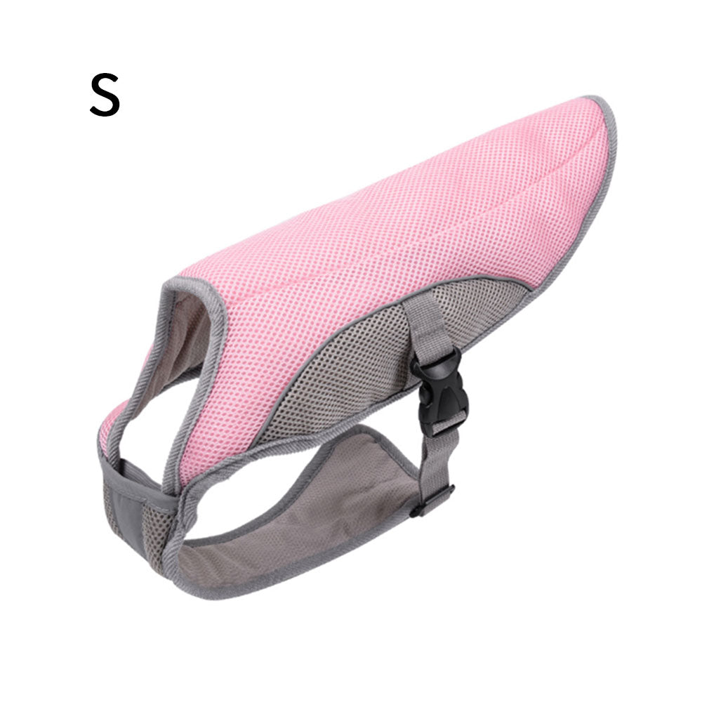 Size: XL, Color: Pink - Summer dog cooling vest