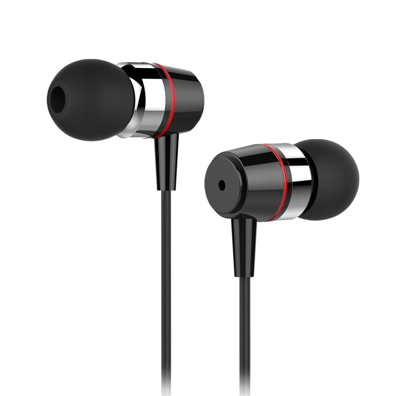 The metal In-Ear Earphones computer and mobile phone headset earplugs subwoofer gift wholesale manufacturers hot models