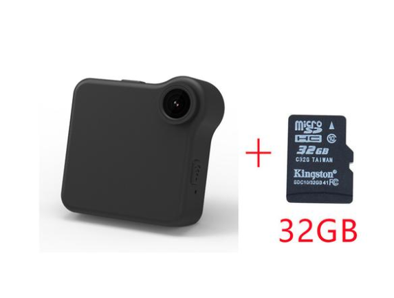 Color: Black, style: 32g - Mini Magnetic Wireless Camera