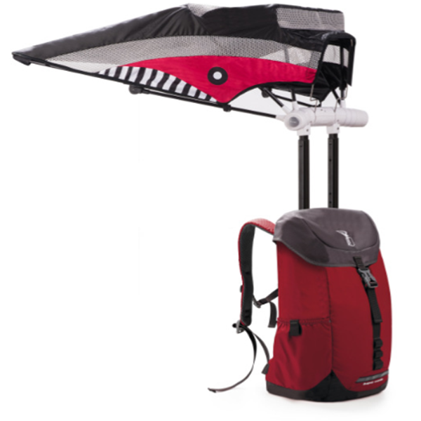 Color: Rojo paraguas30L - Mochila con paraguas Bolso de hombro inteligente con parasol Bolso de exterior de gran capacidad Bolso inteligente Bolso con altavoz Bluetooth