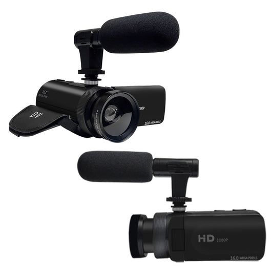 Color: Black, Style: 4style - New 16 Megapixel Microphone HD Digital Camera