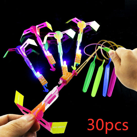 Color: 30pcs with opp bag - Mini transmitter fluorescent bamboo pole