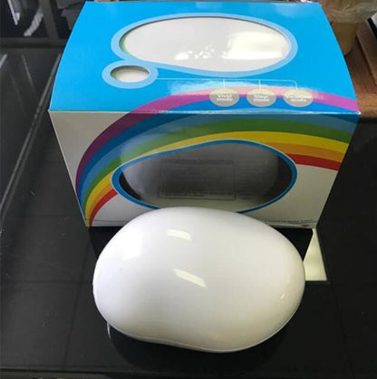 Egg-Shaped Table Lamp Rainbow Projection Lamp LED Color Night Light 3 Modes Projector