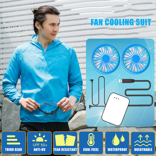 Smart cooling fan air condition cloth