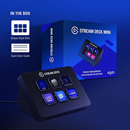 Elgato Stream Deck Classic - Live production controller with 15 customizable LCD keys and adjustable stand, trigger actions in OBS Studio, Streamlabs, Twitch, YouTube and more, works with PC/Mac