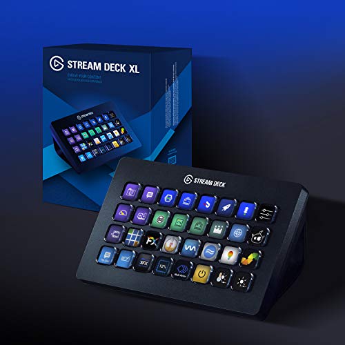 Elgato Stream Deck Classic - Live production controller with 15 customizable LCD keys and adjustable stand, trigger actions in OBS Studio, Streamlabs, Twitch, YouTube and more, works with PC/Mac