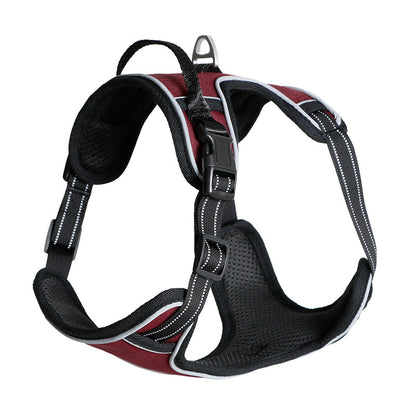 Color: Red, Specification (length * Width): S - The dog straps