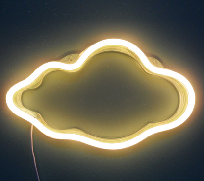 style: D cloud large - Led neon lights hanging wall decorative lights opening neon lights