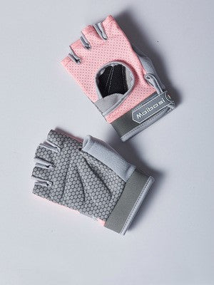 Color: Base powder grey, Size: S - Weightlifting gloves breathable