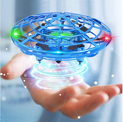 Color: 1 juego - Flying Helicopter Mini Drone UFO RC Drone Infrared Induction Aircraft