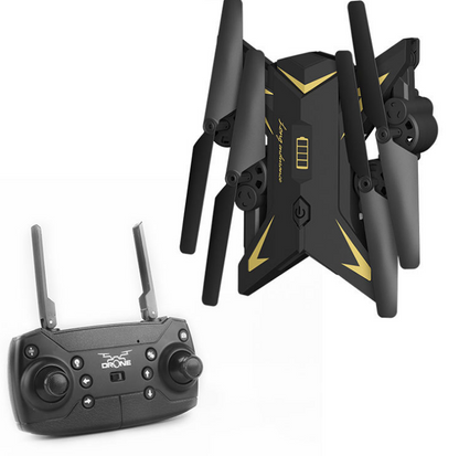 Color: Black, style: 30W pixels - T-Rex RC Helicopter Drone with Camera HD 1080P WIFI FPV Selfie Drone Professional Foldable Quadcopter 20 Minutes Battery Life