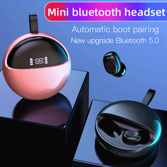 Color: Black - Wireless Bluetooth Headset Smart Sports Noise Reduction