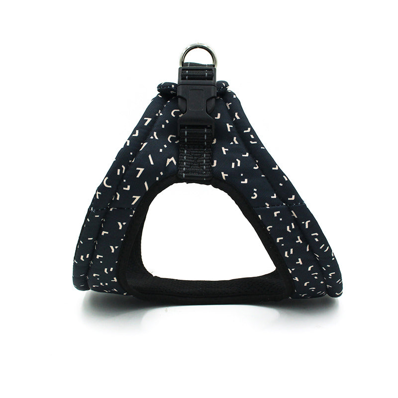 Color: Dark Blue, Size: L - Dog Traction Vest