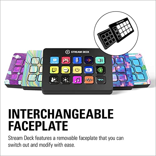 Elgato Stream Deck Classic - Live production controller with 15 customizable LCD keys and adjustable stand, trigger actions in OBS Studio, Streamlabs, Twitch, YouTube and more, works with PC/Mac