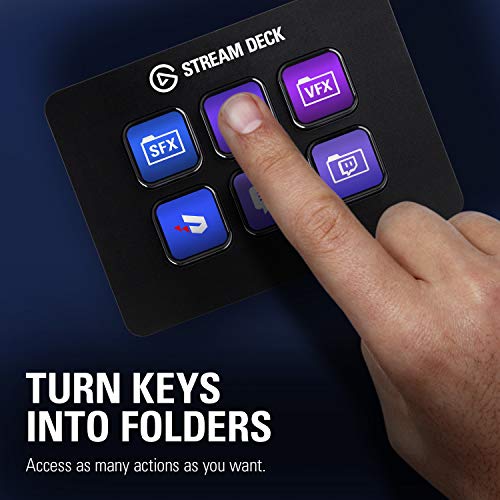 Elgato Stream Deck Classic - Live production controller with 15 customizable LCD keys and adjustable stand, trigger actions in OBS Studio, Streamlabs, Twitch, YouTube and more, works with PC/Mac