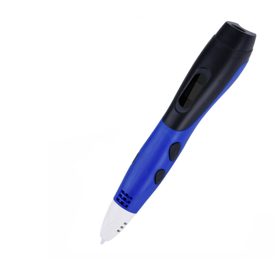 Color: Blue A set, style: US - Six generations of 3d printing pens