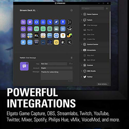 Elgato Stream Deck Classic - Live production controller with 15 customizable LCD keys and adjustable stand, trigger actions in OBS Studio, Streamlabs, Twitch, YouTube and more, works with PC/Mac