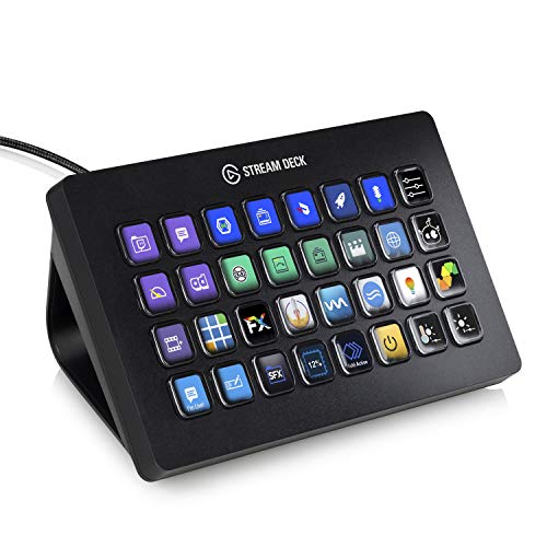 Elgato Stream Deck Classic - Live production controller with 15 customizable LCD keys and adjustable stand, trigger actions in OBS Studio, Streamlabs, Twitch, YouTube and more, works with PC/Mac