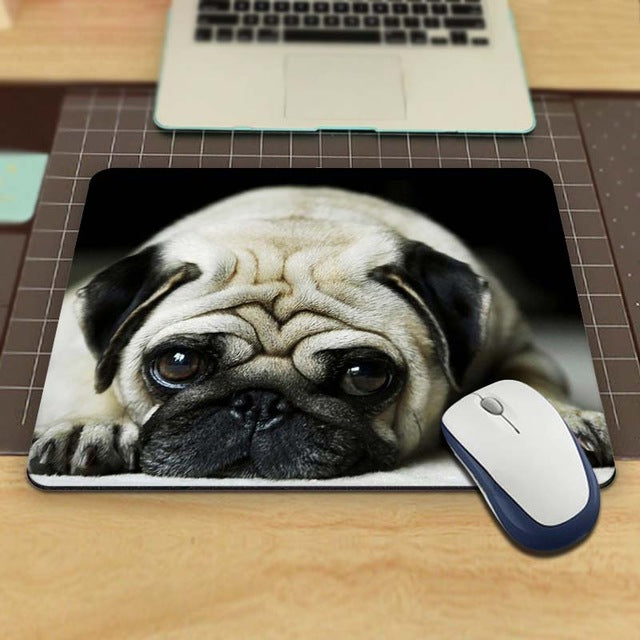 Color: B, Size: 20x25cm - Animal pattern Pago dog anti slip mouse pad