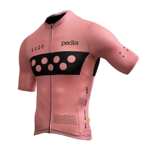 Color: Pale pinkish gray, Size: L - The pedla LunaAIR Cycling Jersey men 2021 New Air mesh shor