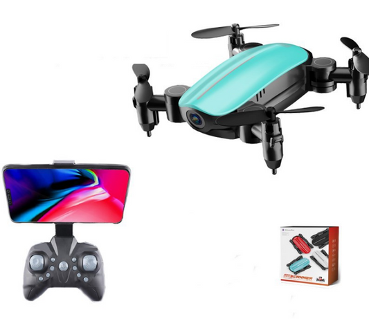 Color: Blue, Model: 1080p wifi - Teeggi T10 Mini Drone With Camera Foldable WiFi FPV RC Quadcopter Headless Mode Altitude Hold VS S9 Micro Pocket Selfie Dron