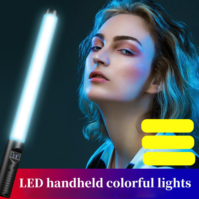 LED Handheld Light Stick Photography Light Adjustable Temperature Ice Light