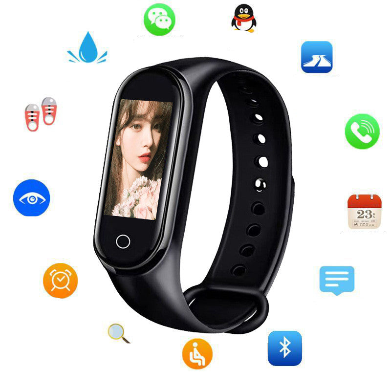 Color: Black - M4s smart bracelet