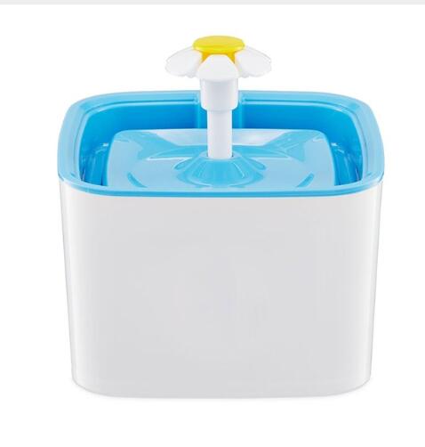 Color: Blue, Style: Square - Electric water feeder