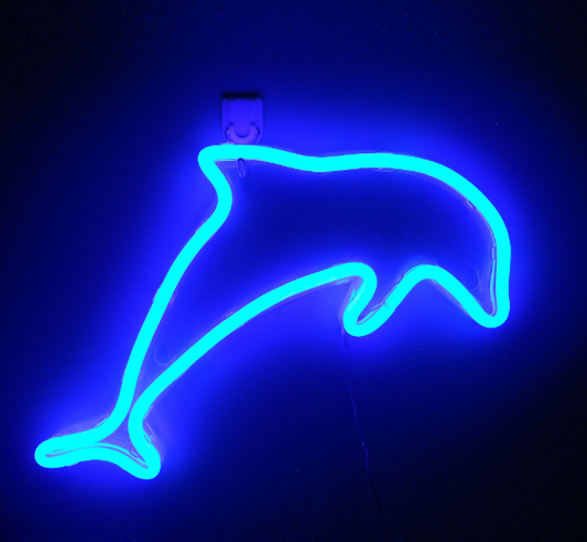 style: O - Led neon lights hanging wall decorative lights opening neon lights