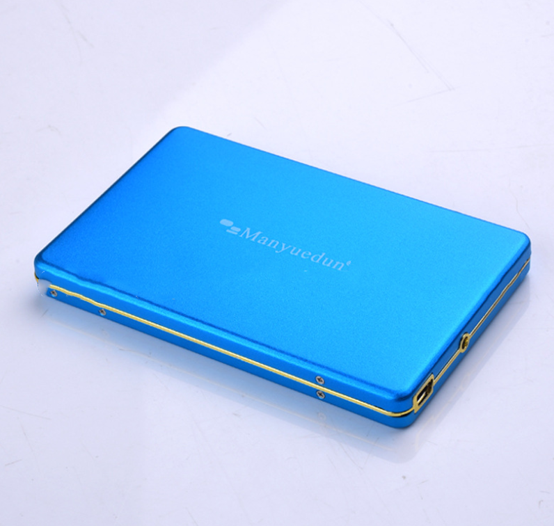 Color: Blue, Style: USB 3.0-80GB, Model:  - Ultra-thin mobile hard disk