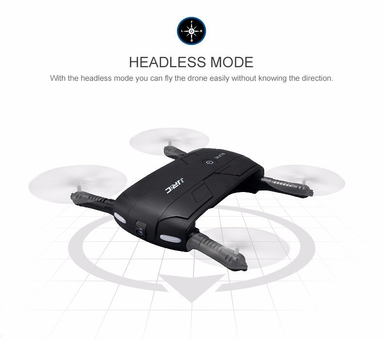 Quantity: with 1buttery - JJRC H37 ELFIE Foldable Mini RC Selfie Drone WiFI FPV HD Camera Mini RC Drone With 720P Camera G-sensor Helicopter VS JJRC H36