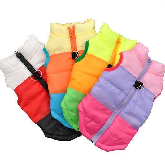 Color: Green, Size: XXL - Pet dog cotton vest