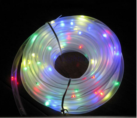 Color: Colorful - Solar tube lamp string LED copper wire