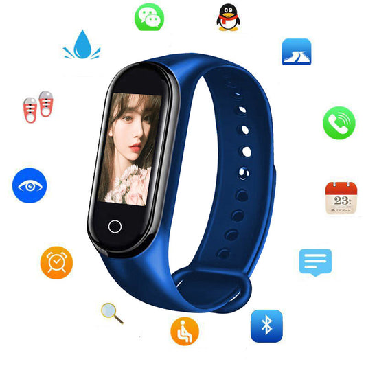 Color: Blue - M4s smart bracelet