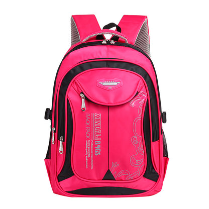 Color: Rose Red Small - Primary schoolbag casual backpack