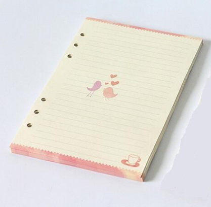 style: Line, Size: A5 - A5 A6 Colored Diary Binder Filler Paper