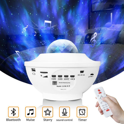 Color: White 21colors - USB Control Music Player LED Night Light