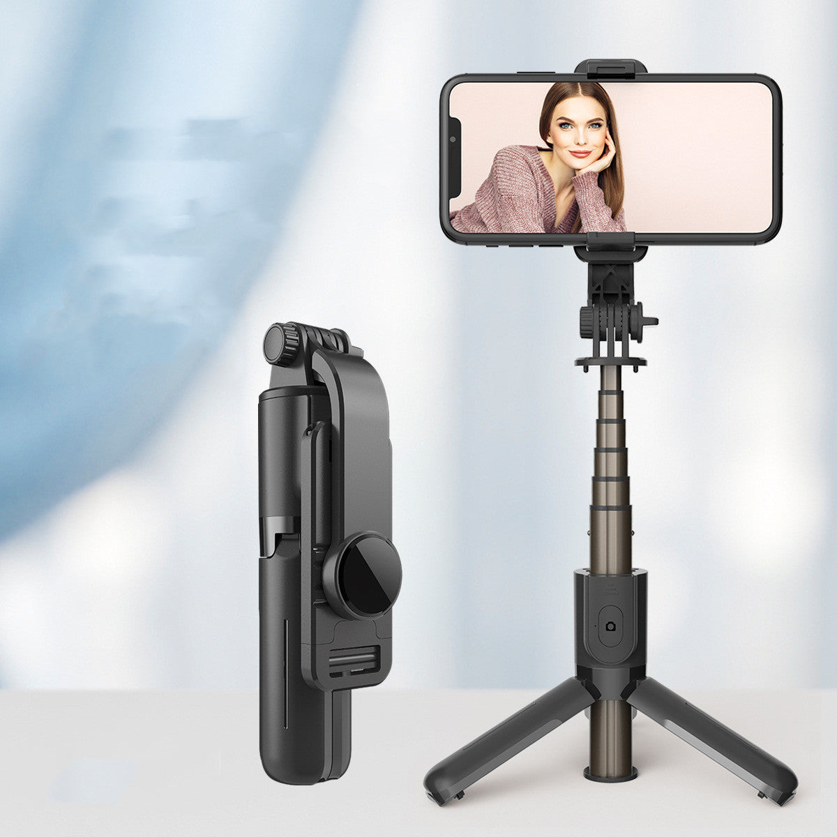 Color: Black, Electrical outlet: USB - Universal Multi-function Live Broadcast Stand For Mobile Phones