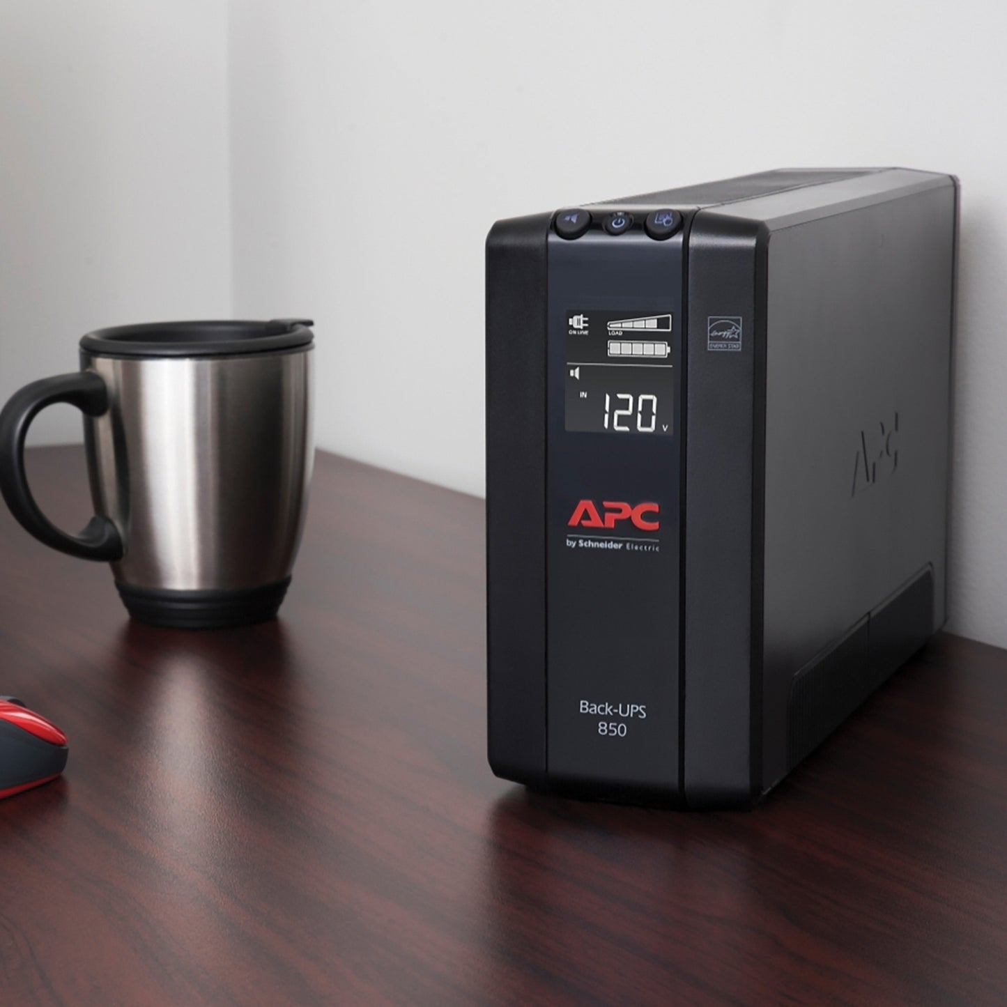 APC BX850M Back-UPS Pro 8-Outlet Compact Battery Back-Up and Surge Protector (510 Watts)