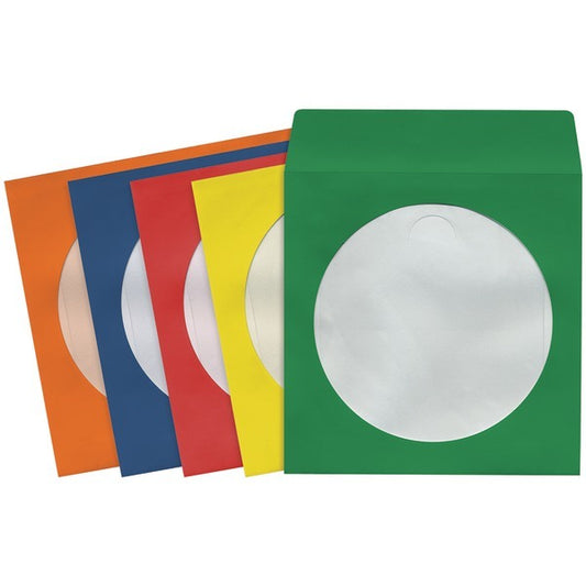 Cd/dvd storage sleeves