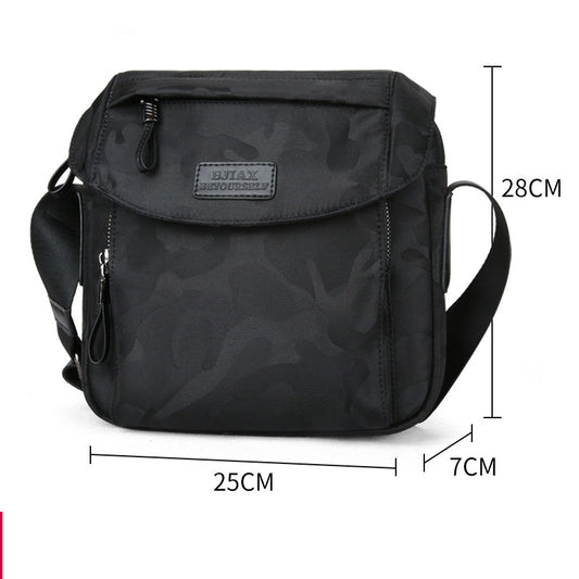 style: Black camouflage large - Waterproof Oxford Cloth Crossbody Bag