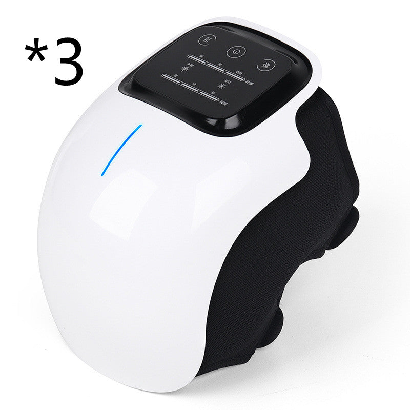 Color: 3pcs White, Model: USB - Intelligent Knee Massager Electric Knee Physiotherapy