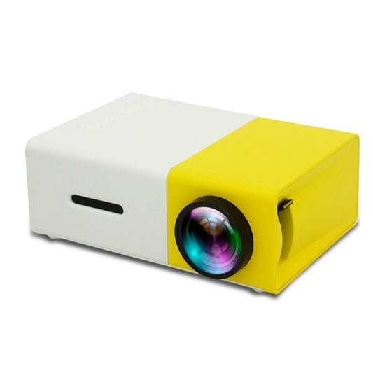 Color: EE. UU. - Proyector portátil 3D Hd Led Cine en casa Cine Proyector de audio USB compatible con HDMI Yg300 Mini proyector