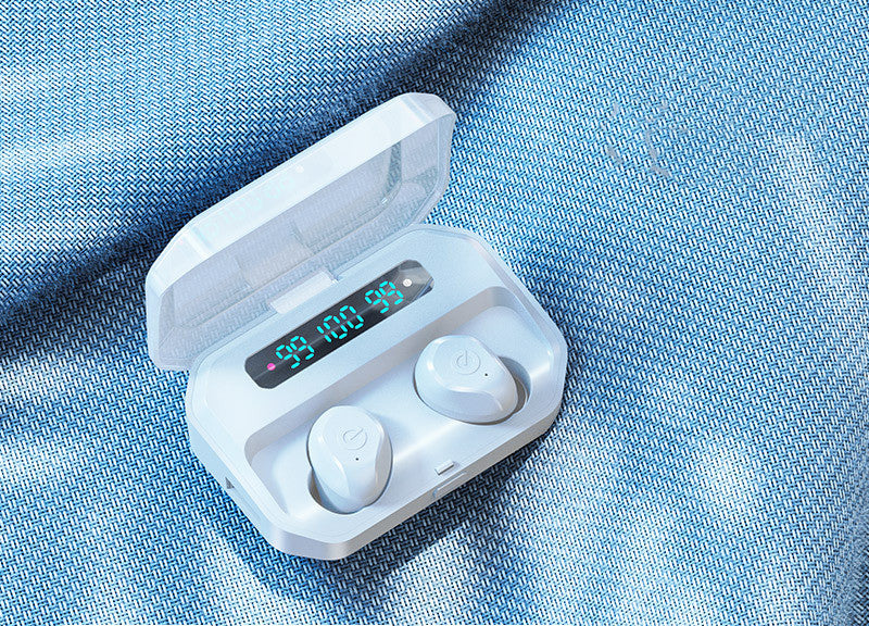 Color: White, style: Premium Edition - True Wireless Bluetooth Headset Binaural Pair Of Invisible Mini Sports Running In-ear Earplugs